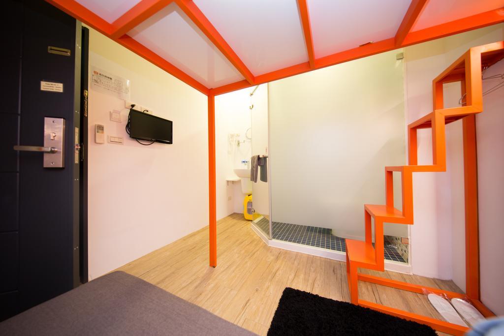 Sleepbox Hostel Taipei Bagian luar foto