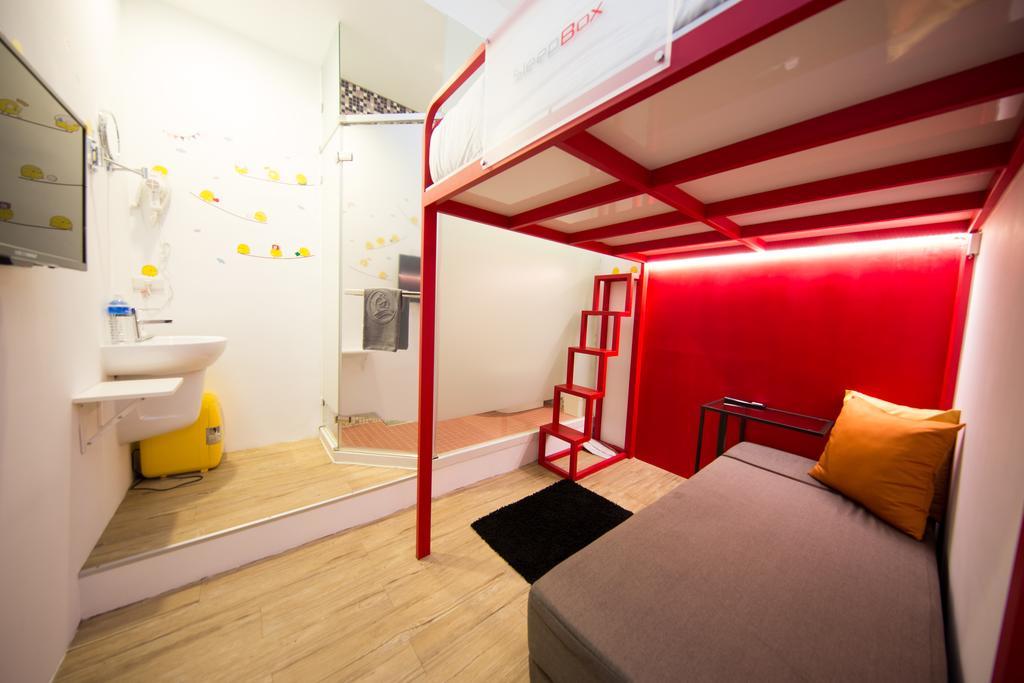 Sleepbox Hostel Taipei Bagian luar foto